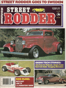 STREET RODDER 1976 OCT - CHASSIS PREP, C-4 TO FLATHEAD, REARS & GEARS 4 STREET